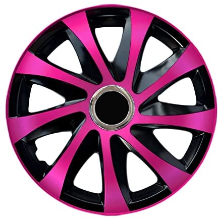 Radzierblende Drift EXTRA schwarz/pink 14 Zoll 4er Set