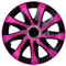 Radzierblende Drift EXTRA schwarz/pink 14 Zoll 4er Set