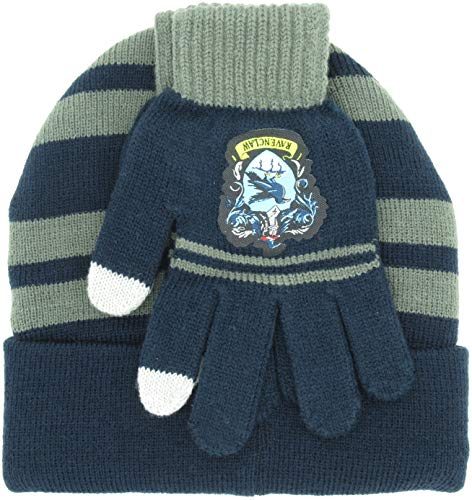 Harry Potter HUT und HANDSCHUHE Erwachsene Größe Haus von RAVENCLAW Original 100% offizielle Schule der Magie Hogwarts