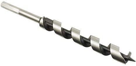 GTSE 22mm x 235mm Auger Hex Shank Drill Bits, Cuts Shallow and Deep Holes in Wood