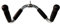 Barbell Cable Attachment For Cable Machines, Lat Pull Down Bar Cable Machine Attachments, Tricep Press Down Bar, Revolving Straight Curl Pulldown Bar with Rotating & Rubber Handle Grips(M)