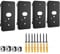 Yaotieci Wall Mount Bracket for Bose UB-20 Series II, WB-50, Lifestyle 525, Soundtouch 300, CineMate 520 (Pack of 4) Steel, Flush Wall Mounting - Compatible with Bose Speakers