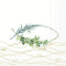 Miss Lovely Kommunions-Servietten Konfirmations-Servietten Believe mit Fisch & grünem Kranz Botanical Eukalyptus Kirchliches Fest Kommunion Konfirmation Firmung Taufe Junge & Mädchen 40 Servietten