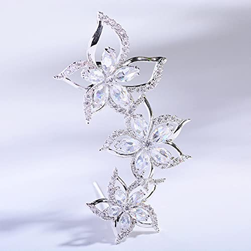 hcma Broche Multicolore Vintage en Or pour Femmes Mode Fleurs Bijoux vêtements écharpe Boucle vêtement Accessoires Cadeau