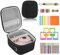 Risou Mini Camera Accessories Bundles Compatible with Instax Mini 12/11/9/8 Camera - Package includes:Camera Case,Photo Decoration Stickers, Color Photo Frame, Colored Shoulder straps (Black)