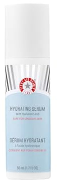 First Aid Beauty - Hydrating Serum with Hyaluronic Acid, Provides 24 Hours of Hydration, Lightweight Formula with Squalane & Colloidal Oatmeal, Safe for Sensitive Skin, 1.7 oz