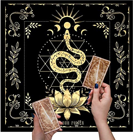 Tarot-Spread-Tuch, Altar-Tuch, Tarot-Tuch, Tarot-Lesetuch, Wicca-Zubehör und -Werkzeuge, spirituelles Tuch für heilige Orte,