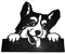 Hund Dog Cake Topper Geburtstag Torten Stecker