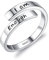 Krfy 925 Sterling Silber Ringe für Damen Ich Bin Genug Ringe Inspirative Ermutigungsringe für Mädchen Größe Einstellbare Verstellbare Daumen Öffnen Ringe