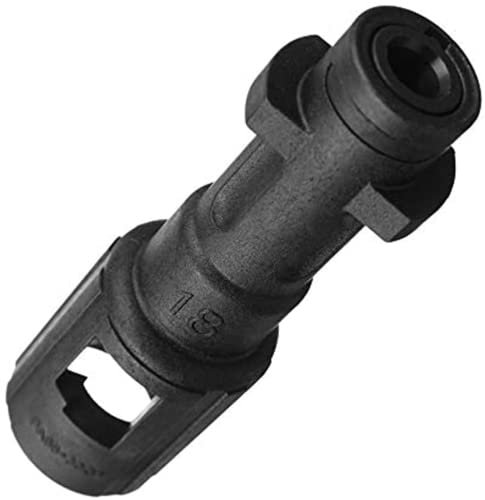 Generic Bayonet Fitting Converter Adapter for Lavor Kew Nilfisk Alto to Karcher K Series Pressure Washer, Black, PA66+30GF, 100x30x20mm, 150bar