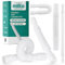 Millto™ Tuyau d'évacuation flexible 40/32 mm en polypropylène blanc Raccord universel Tuyau de raccordement réglable Compatible avec toutes les configurations