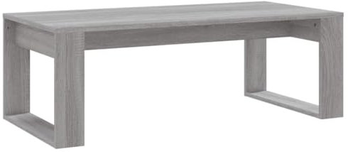 vidaXL Couchtisch, Tisch für Wohnzimmer, Sofatisch mit viel Stauraum, Beistelltisch Wohnzimmertisch Telefontisch Holztisch, Grau Sonoma Holzwerkstoff