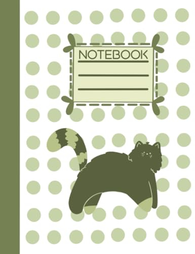 Green cat Notebook