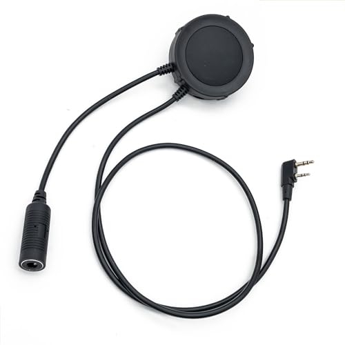 Earmor Taktische Headsets PTT Dual Push-to-Talk PTT Nexus 7.00 Stecker für Kenwood/Baofeng-Funkgeräte (M55 Kenwood)