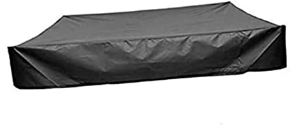 BESPORTBLE Sandkasten Poolabdeckung aus Polyester Taffeta Quadratisch mit Kordelzug für Sandkasten und Pool UV Schutz und Faltbar für Außenbereich