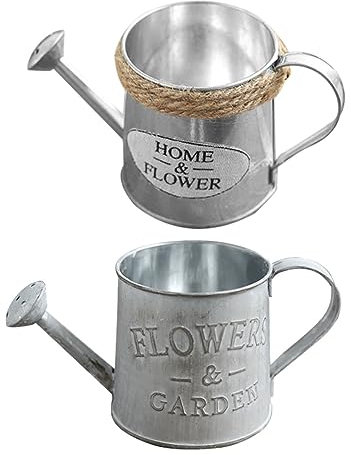 ABOOFAN 2piezas Regaderas De Hierro para Jardín y Hogar Decoración De Escritorio y Plantas