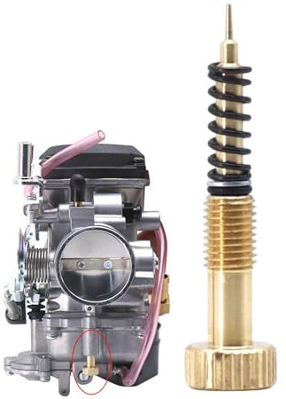 Einstellschraube für die Luft des Motorradvergasers, Schraube für das Leerlaufgemisch des Vergasers,Stellen Sie die Vergaser-FCR-Luftschraube ein | Stellen Sie die Vergaser-FCR-Luftschraube ein, CV40