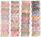 YUBX 60 rouleaux Fleur Washi Tape Set Ruban Adhésif Papier Motifs floraux Décoratif Maigre Masking Tape pour Scrapbooking Artisanat de Bricolage (été)