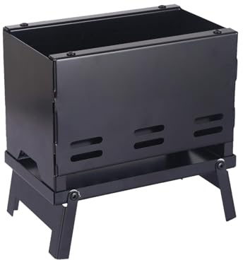 Barbecue portable, gril de camping portable | Réchaud de camping compact Petit gril à charbon | Barbecue de Camping polyvalent au charbon de bois, de table, pour jardin, cour, maison