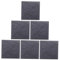 Vaguelly 6st Schallabsorbierende Paneele Geräuschdämpfende Pads -akustikschaum Akustische Absorptionsplatte Akustikpaneel Schalldämmende Schwammplatte Dark Grey Polyester