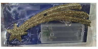 BLUSUPERSHOP 1 Stern Monimose Gold Harz 15 cm Krippe San G. ARMENO Sie erhalten einen kostenlosen Schlüsselanhänger bereits