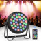 Erreyht RGB 36 Par LED, 36W Lumiere Par 4 Modes de Contrôle Éclairage Scène avec Télécommande, Lumiere Scene pour DJ Disco Bars DJ Concerts Halloween Noël