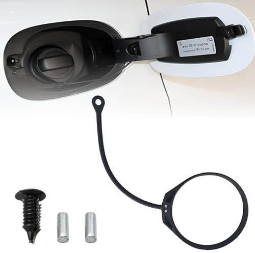 Tankdeckel Halteband,Tankdeckelleitung,Tankdeckel Halteband,Tankdeckel Gummi Linie Ersatzseil, Vw T5 Zubehör,Audi A4,Audi A4 B8,Audi A3 8p,Kabelsatz für Auto kraftstofftankdeckel,Kompatibel mit VW,Pas