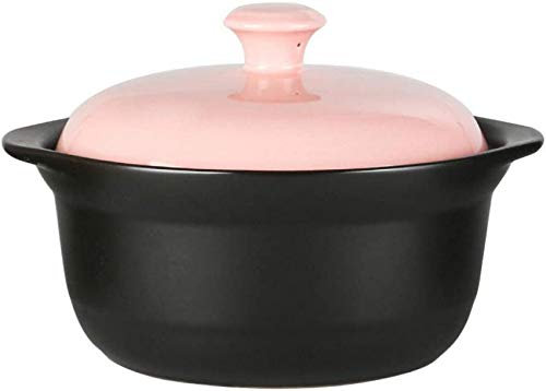 Cazuela de Barro - Olla de Barro - Resistente a la corrosión y a Altas temperaturas - 2.4L