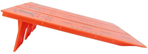 CHICIRIS RC Car Ramp Stunt Spielset für 1/12 1/14/16/18/24 Ferngesteuertes Auto, ABS-Material, Schnelle und Lagerung für RC-Enthusiasten (ORANGE)