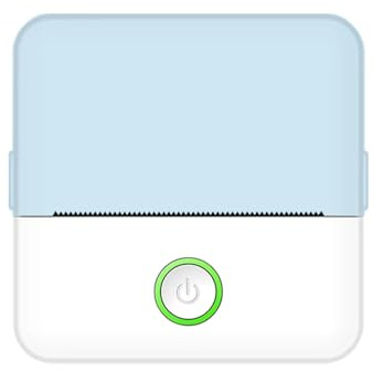 TKMARS Thermodrucker ohne Bluetooth, Mini tragbar mit App für Schulfehler, Notizen und DIY (kompatibel mit iOS und Android)
