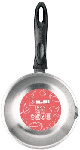 IBILI - Cazo inox con pico clasica, 20 cms, Acero inoxidable, Apto para induccion