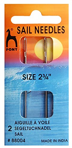 Pony Sail Needles: 2.75 inches, Steel, Multi, 4.5 x 2.8 x 9.8 cm