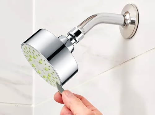 LOWENERGIE Adjustable 5 Setting Eco Water/Energy Saving Shower Head, House or Hotel, up to 50% Water/Energy/Money Savings