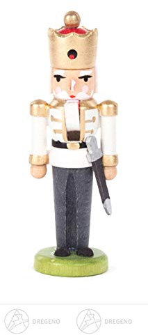 DREGENO Seiffen eG Min. Nutcracker King White/Black