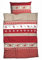 sister s. Biber-Bettwäsche Moritz im Landhausstil 155x220 cm rot