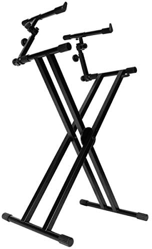 On-Stage Double 2-Tier Keyboard Stand