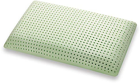 Marcapiuma Kissen aus Memory Bio Green Natur mit Heilkräutern in Seife - Kopfkissen Memory Bio mit Bezug 100% Baumwolle Medizinprodukt CE Detektion 19% Orthopädisch milbendicht Made in Italy