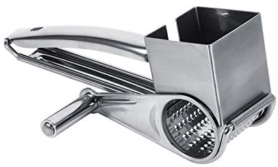 Interchanging Cylinders Drums Slicer, Stainless Steel Cheese Grater, Multifunction Shredder Slicer for Vegetable, Ginger, Cheese