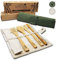 Little Broccoli Ensemble de couverts de voyage en bambou Vert