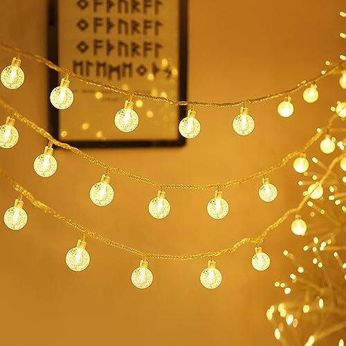 Zorela Globe Fairy Lights, 15M/49ft 100 LED Globe String Lights with Remote - USB or Battery Powered - 8 Modes - Outdoor Indoor String Fairy Lights for Christmas, Balcony, Gazebo, Garden, Camping