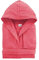 Morbidissimi Accappatoio Spugna Adulto Con Cappuccio, Cinturino e 2 Tasche, Accappatoi Uomo Donna in Spugna Morbida 400 gr/mq Puro Cotone V820 (Accappatoio Fucsia, M)
