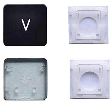Replacement Individual AP11 Type V Key Cap and Hinge for MacBook Pro Model A1425 A1502 A1398 for MacBook Air Model A1369/A1466 A1370/A1465 Keyboard to Replace The V KeyCap and Hinge