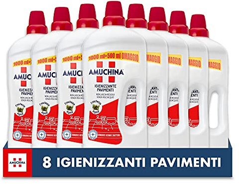 Amuchina Alpina Frische-Waschmittel, 8 Flaschen à 1,5 l