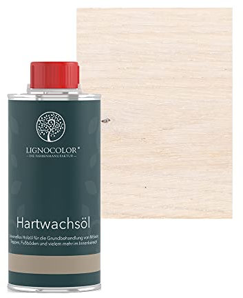 Lignocolor Hartwachsöl Holzöl für den Innenbereich (250 ml, Blassweiss)