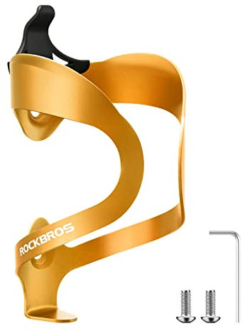 ROCKBROS Fahrrad-Wasserflaschenhalter – leichte, stabile Aluminiumlegierung für Rennräder und Mountainbikes