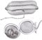 AIERSA Ultraschall-Reinigungskorb, 2 Edelstahlkörbe für Ultraschall-Schmuck-Reiniger, Kleinteile und Schmuckreinigungslösung