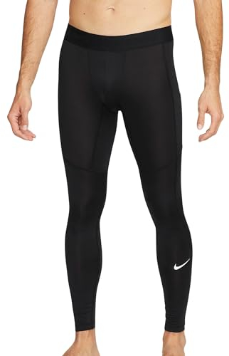 Nike Herren Np Df Leggings, Black/White, M EU