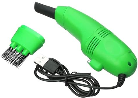 hejhncii USB Tastatur Reiniger PC Laptop Reiniger Computer Staubsauger Zubehör Entfernen Staubbürste Büro Schreibtisch Mehrzweck USB Tastaturstaubsauger Grün