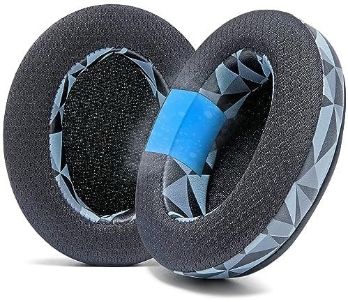 WC Freeze Crusher - Cooling Gel Earpads Compatible with Skullcandy Crusher, by Wicked Cushions - Fits Skullcandy Crusher & Hesh 3 Headphones, Soft Memory Foam, Cooler for Longer | Geo Grey
