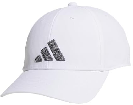 adidas Herren Men's Offseason Stretch Fit Hat Baseballkappe, Weiß/Onix-Grau, S/M